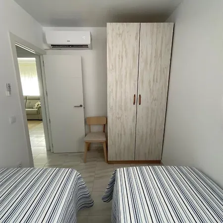 公寓 Wifi, Aire Acondicionado Y Playa A Dos Minutos A Pie *